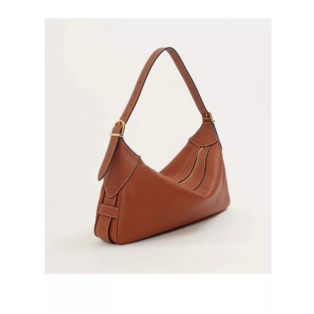 SOLD Celine Romy Medium Leather Shoulder Bag Tan
